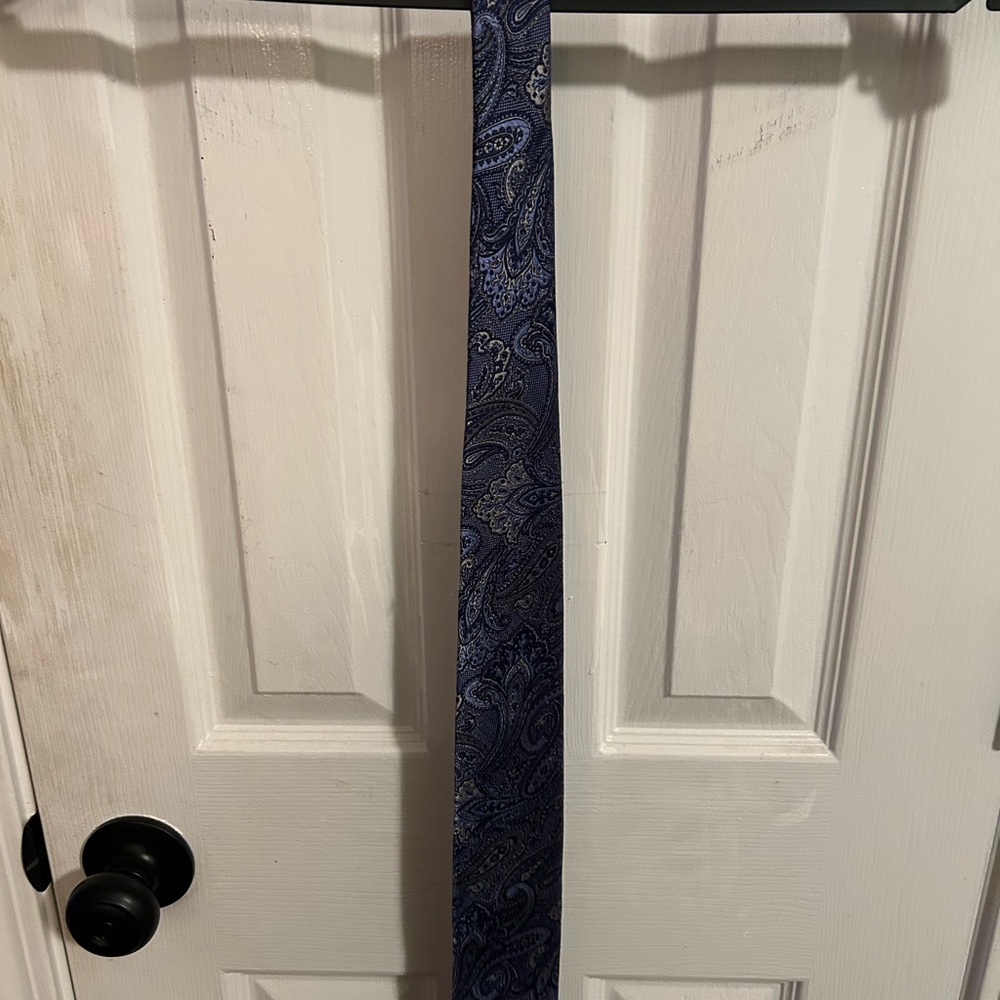 Paisley Blue Men's Tie
